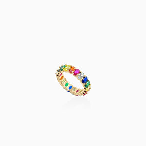 Round Baguette Ring