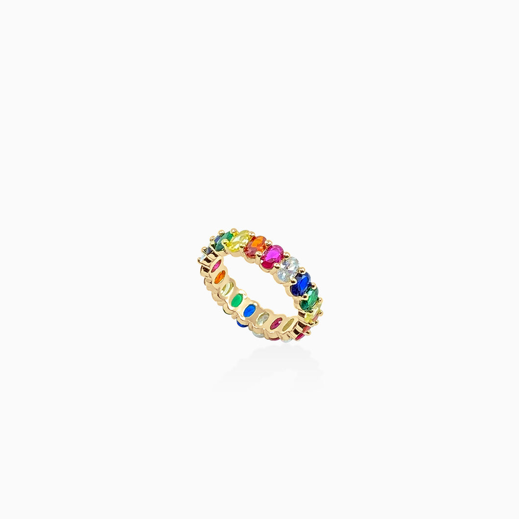 Round Baguette Ring